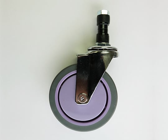 Caster with rubber stopper for 20mm Purple φ100mm without stopper 100UKP19 1 piece