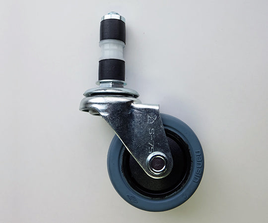 Silent Caster Rubber Stopper Type 23mm Gray φ75mm No Stopper GES75NRC22S0 1pc