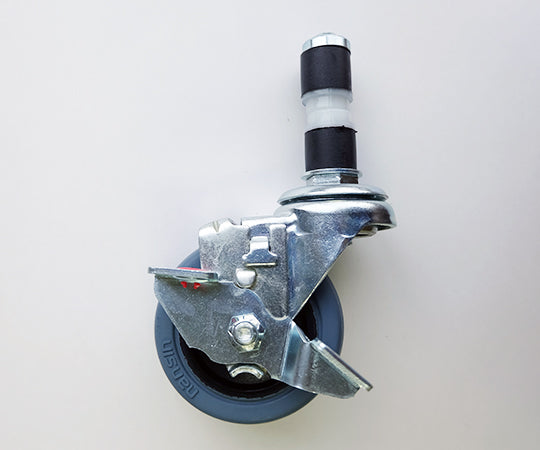 Silent Caster Rubber Stopper Type 23mm Gray φ75mm Stopper Included GES75NRC22S2 1pc