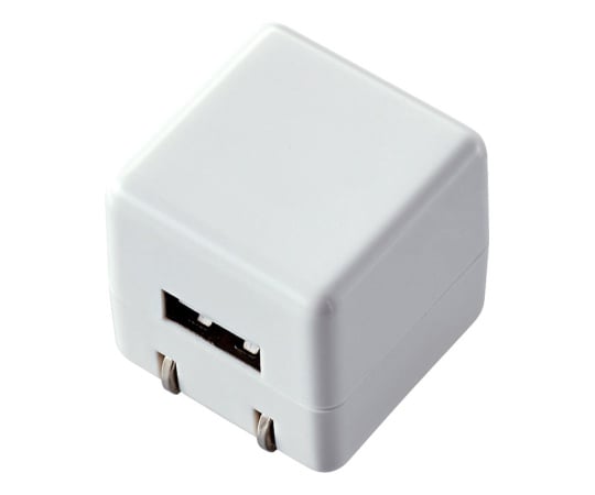 キューブ型AC充電器(DAP用・長寿命・1A) ホワイト AVS-ACUAN007WH 1個