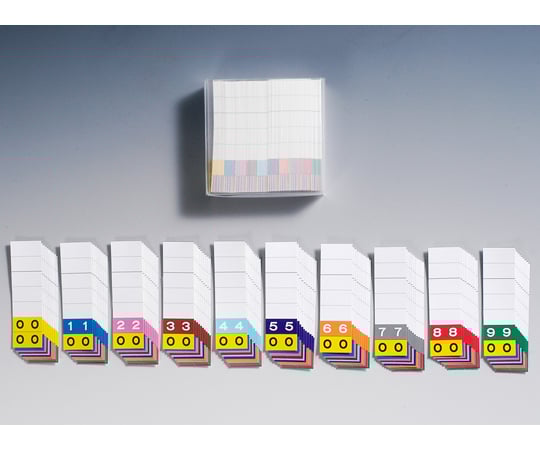カラーIDナンバーカード 連番収納 500枚 IDC-CL7 1箱(500枚入)