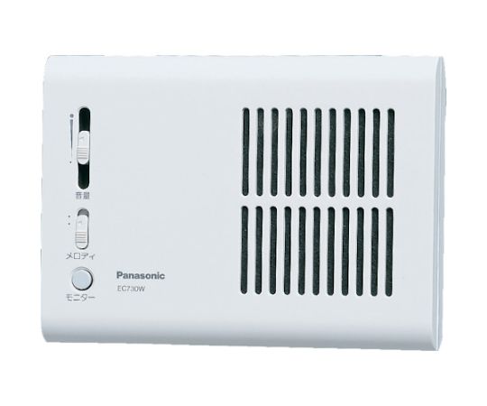 メロディサイン3種音100Vホワイト EC730W 1個