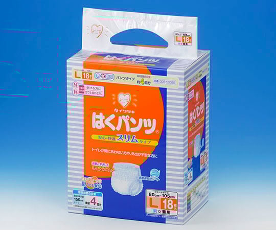 イワツキはくパンツ スリム 店頭用 L 18枚 005-50055 1パック(18枚入)