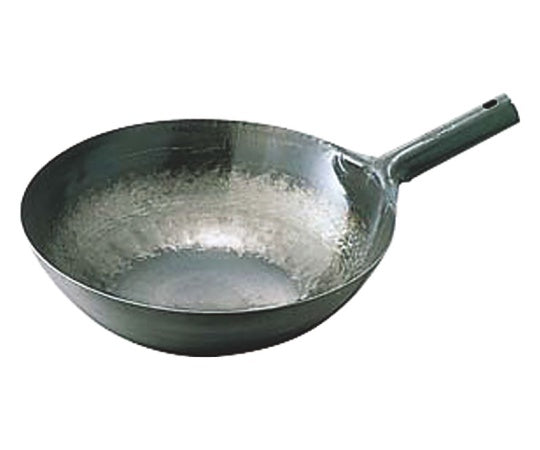 鉄打出片手中華鍋 1.6mm 30cm 1個