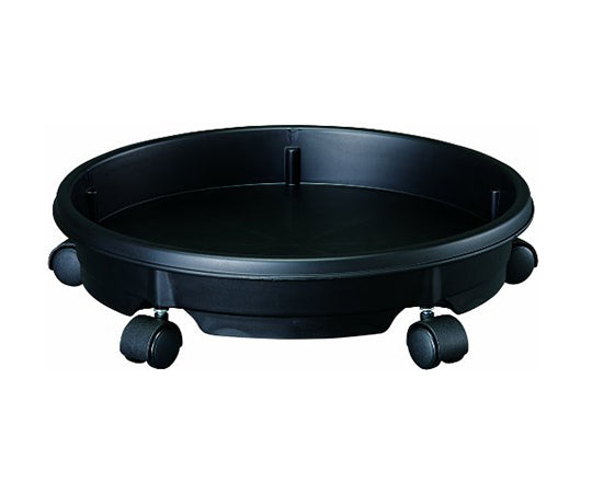 キャスタープレート 28型 ブラック 1個