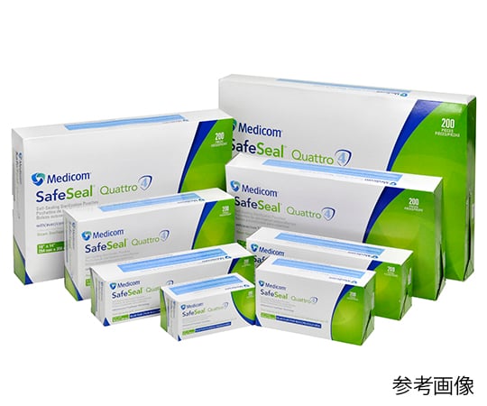 セーフシール クワトロ コンパクト寸 89×133mm 1箱(200枚入) 88005-4 1箱(200枚入)