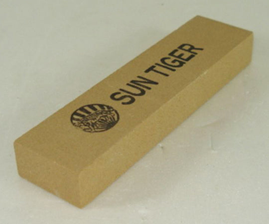 油砥 朝日虎印 中研ぎ用 細目 #500 (100×25×13mm) 1本