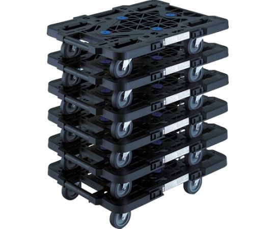 Bulk purchase Plastic platform cart Route van MPK-500J-BK 6-unit set MPK-500J-BK-M6 1 set (6 units)