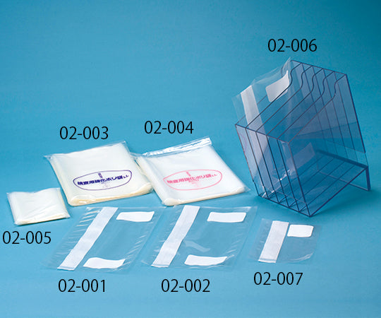 Sterilized reinforced poly bag 80 type 1 case (100 sheets x 10 bags) 02-005 1 case (100 sheets x 10 bags)