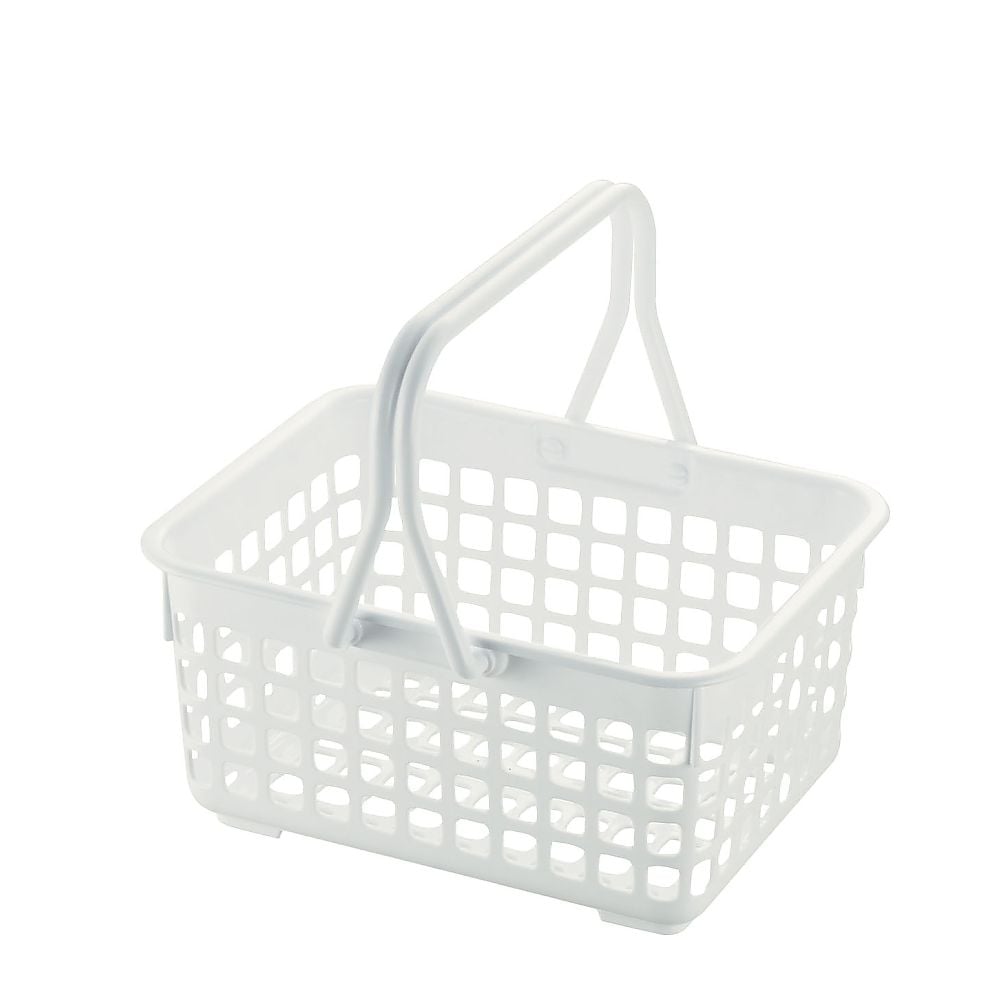 シンプルイズム ハンディバスケット ホワイト VSV1101 1個