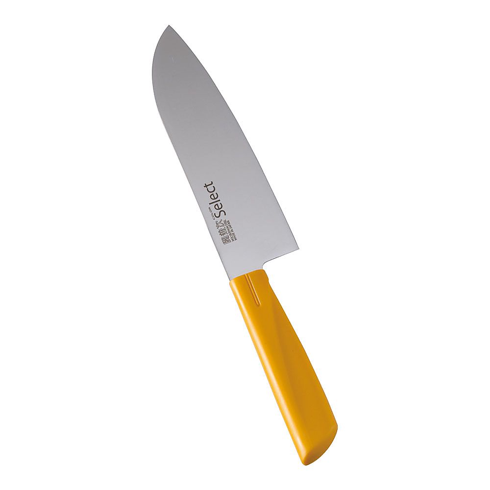 칼라 셀렉트 산토쿠 부엌칼(양날) 16.5 cm 3013-YE 옐로우 1개