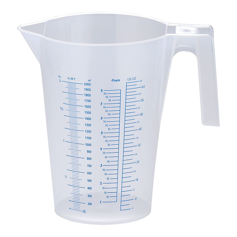 Thermo PP Stacking Measuring Cup 2000mL BMZ4103 1 piece