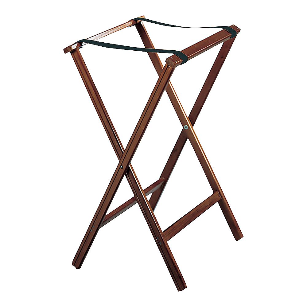 Wooden tray stand, brown, 1 piece