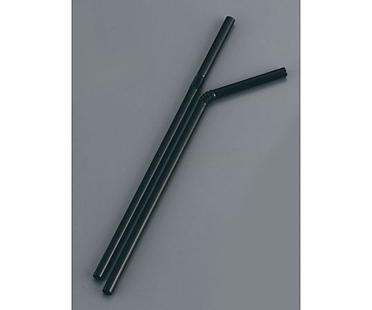 Flex Straws, bare (500 pieces), black, 192403, 1 case (500 pieces)