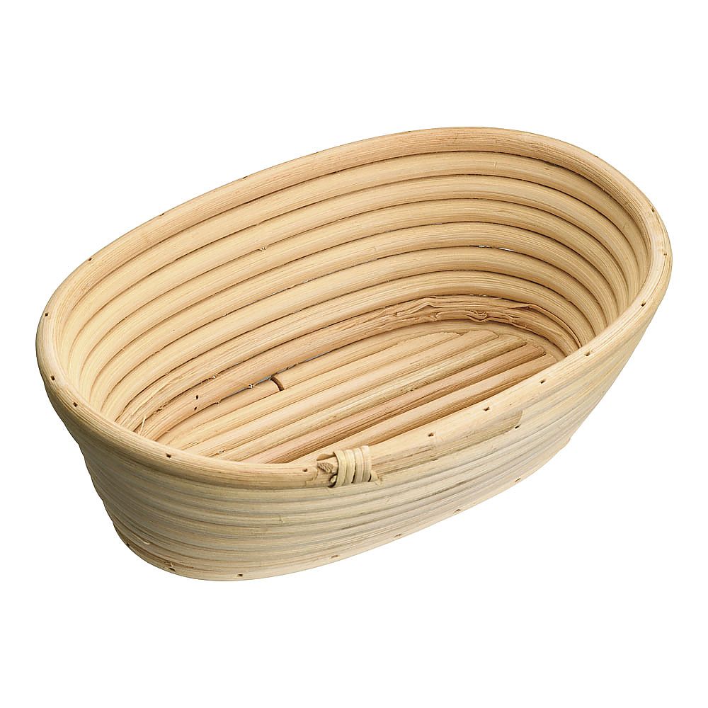 Murano Wicker Fermentation Basket, Large, Oval Shape, 1 Piece