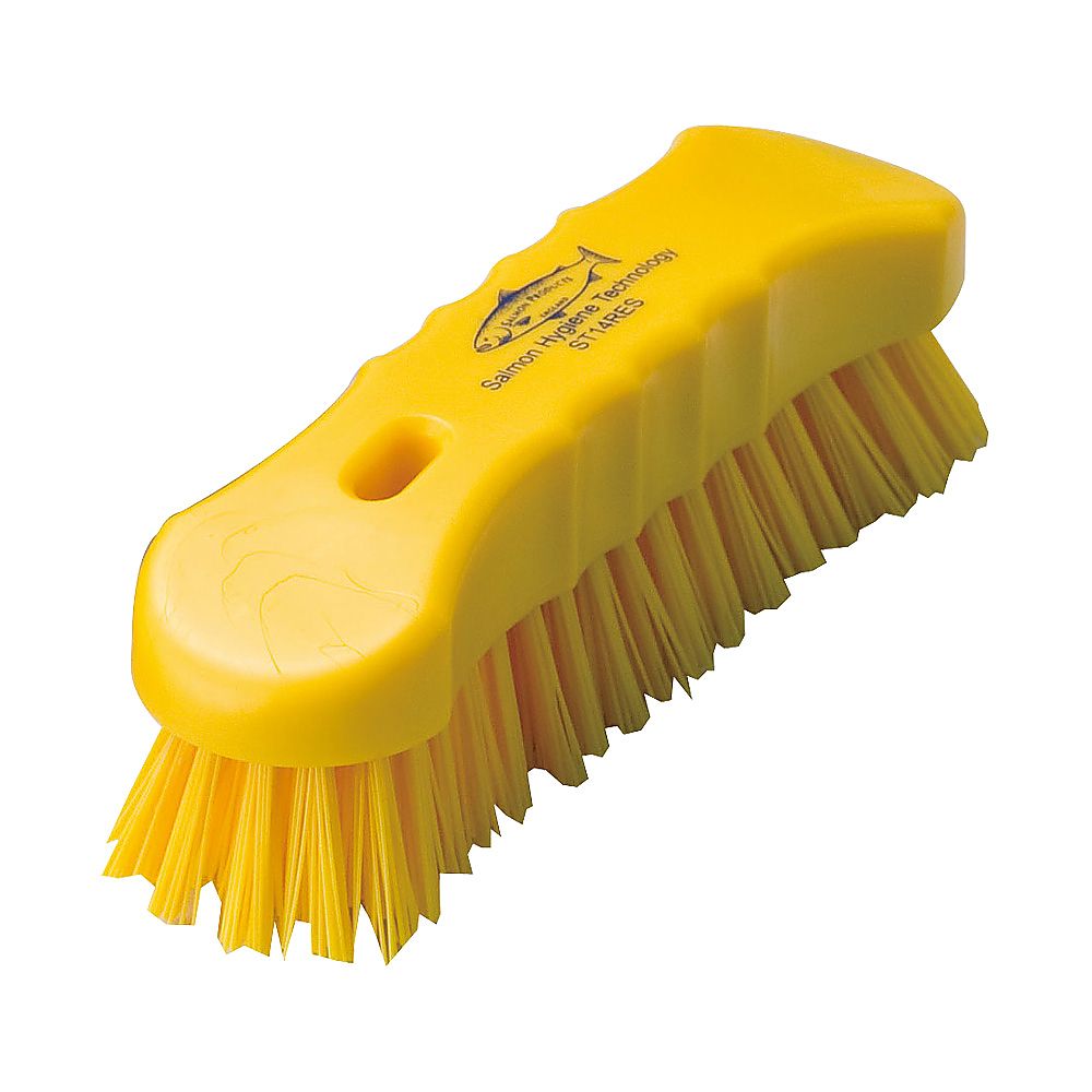 연어 레진 스크럽 브러쉬 S 황색 ST14 1개