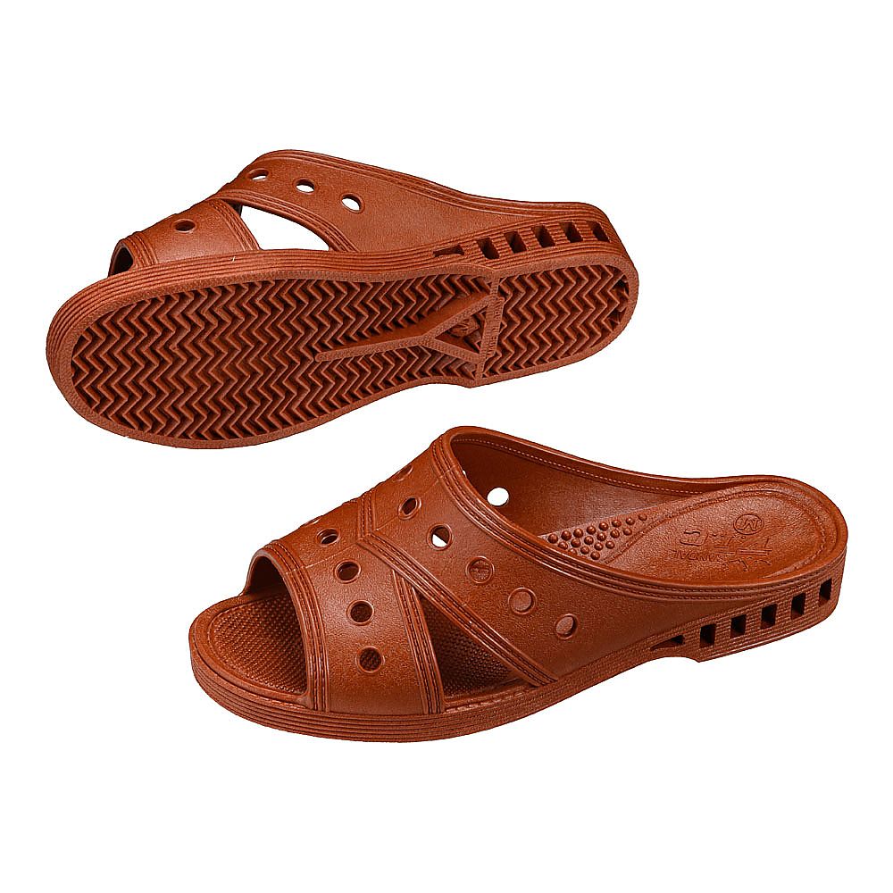 Antibacterial Hygienic Men's Sandals Dunhill Medium Brown No.510 1 pair