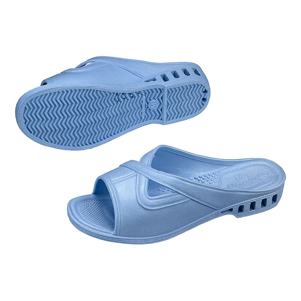 抗菌衛生婦人サンダル カナリヤ M 水色 No.110 1足