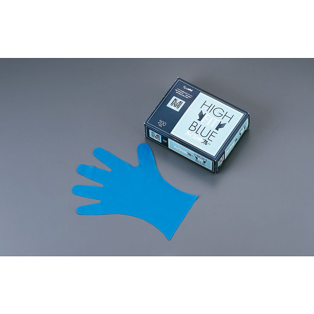 하이핏 블루(폴리에틸렌제) M 200장입 STBF402 1상자(200장입)