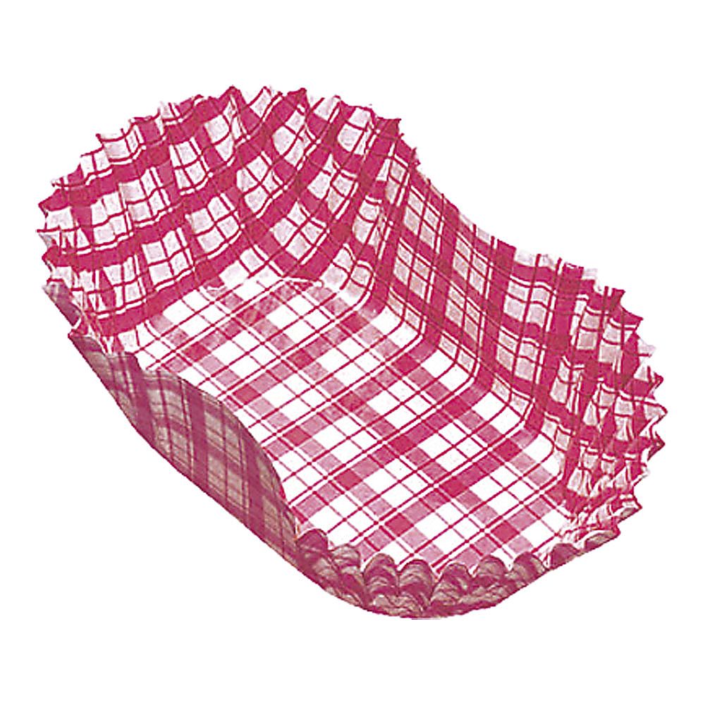 Paper cups, Cococase, oval shape (500 pieces), red, size 10, 1 case (500 pieces)