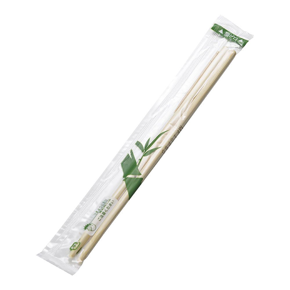 Round bamboo chopsticks, plastic, with toothpicks, 20cm (100 pairs) PK-016 1 case (100 pairs)