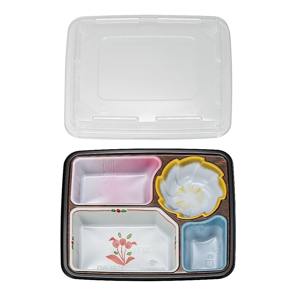 夢彩ごぜん TSR-60 柄付/透明(50セット) 1ケース(50セット入)