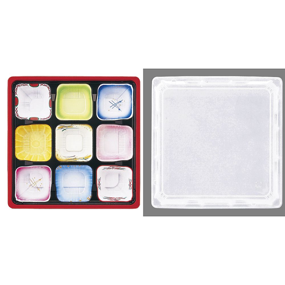 ワンウェイ 耐熱お弁当容器 (蓋付・50セット入) T-80-E 1ケース(50セット入)