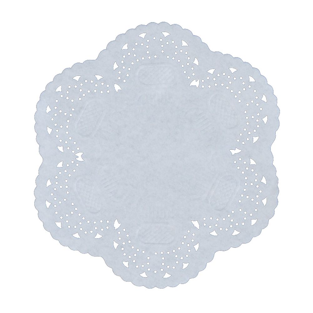 Oil-resistant lace paper, round, size 6 (500 sheets) 1 case (500 sheets)