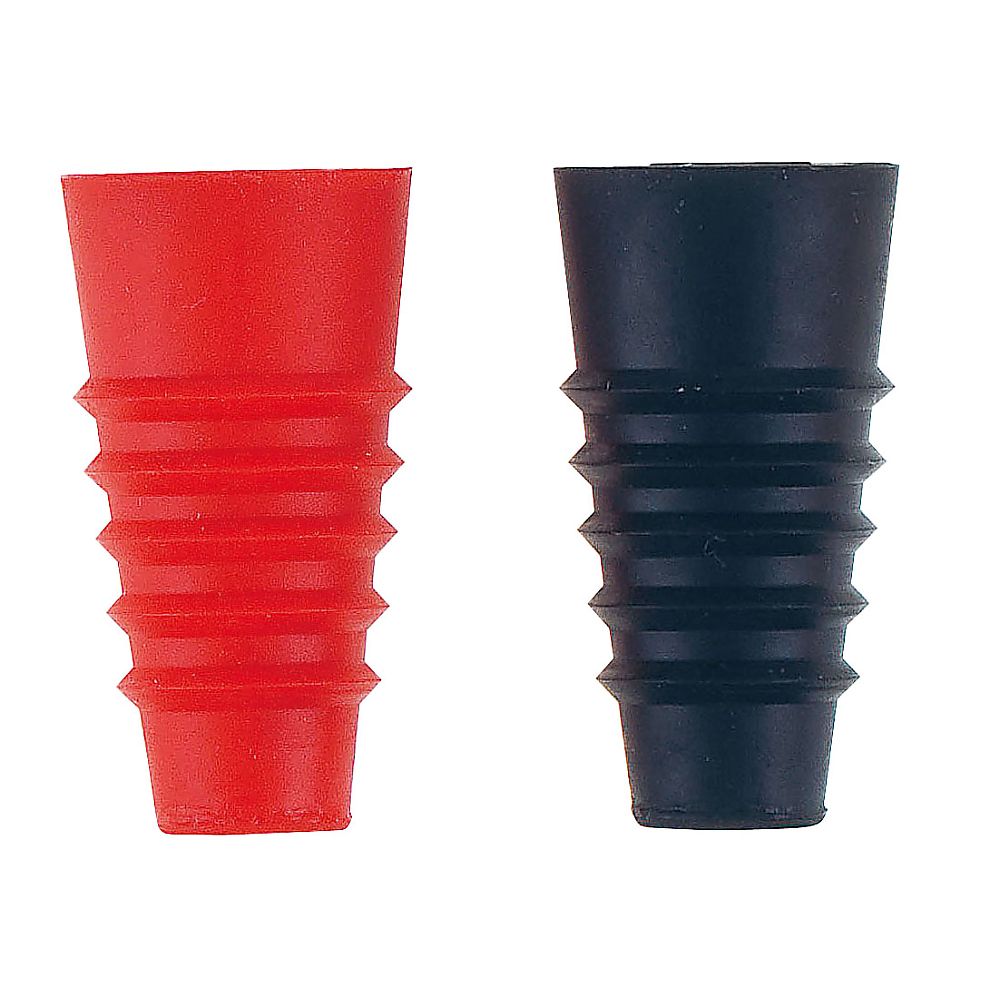 ViV 실리콘 보틀 스토퍼 2개 세트 레드&블랙 1케이스(2개입) 59854 1케이스(2개입)