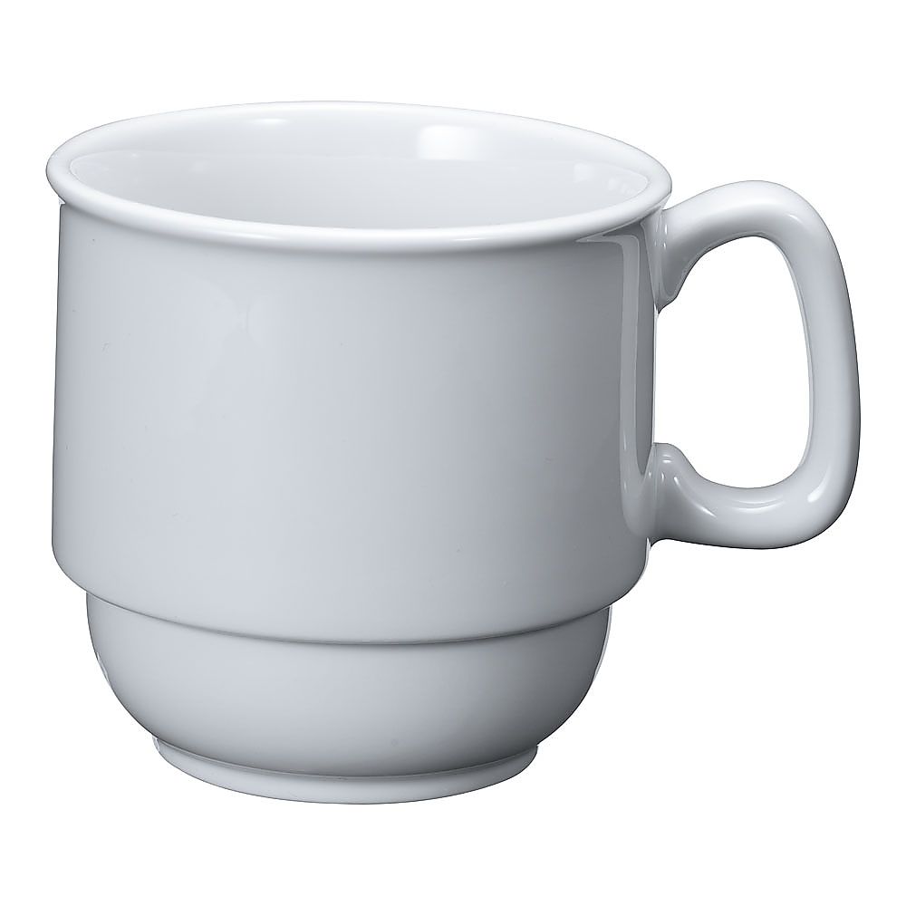 고강도 도자기 화이트 스태킹 머그 WH-003 1 개