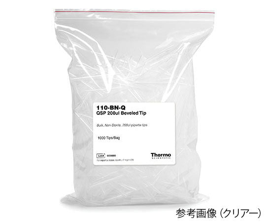 QSP ピペットチップ 5-300µL クリアー 58.4mm バルク(1000本入) 106-Q 1袋(1000本入)