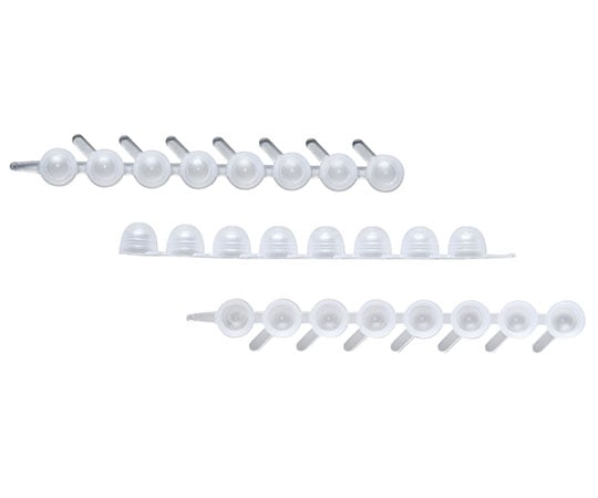 QSP マイクロテストチューブ1.2mL用8連キャップ 1箱(96本×10パック入) 847-Q 1箱(96本×10パック入)