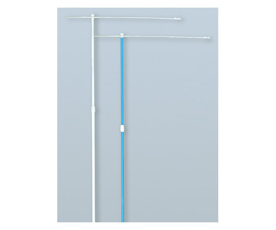 4m幅広ポール 白 直径25mm 横棒1100mm 974 1本