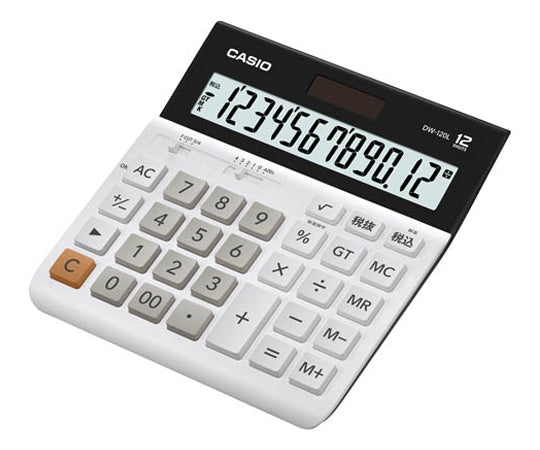 横長ワイド電卓(12桁) DW-120L-N 1個