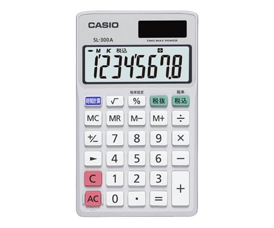 パーソナル電卓手帳タイプ(8桁) SL-300A-N 1個