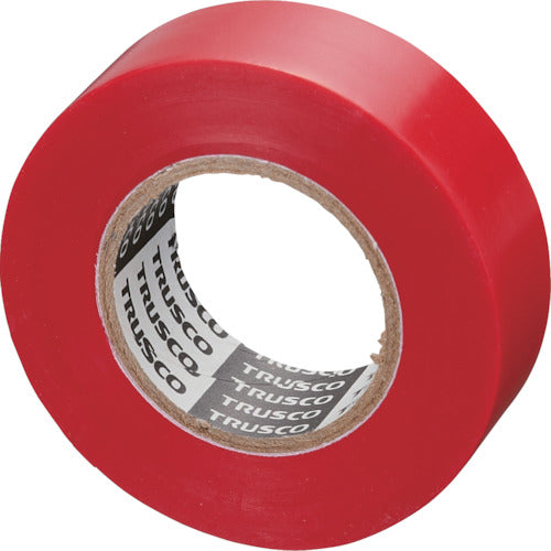 TRUSCO 脱鉛タイプビニールテープ 19mmX20m 赤 1巻入り GJ2120R1P 1 巻