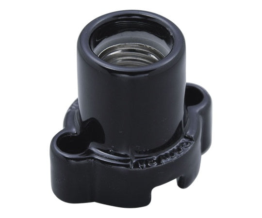 Round Receptacle E17 Black SB-1713H(BK) 1pc