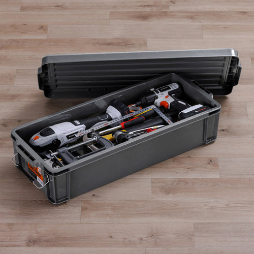 IRIS 299249 버클 컨테이너 차콜 그레이 BL-20LR-H 1개