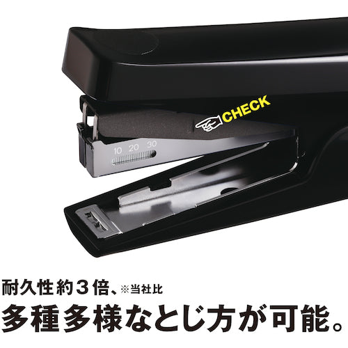 MAX #10 stapler, black, holds 20 sheets, light binding type, HD-10TL(P)/K, 1 unit