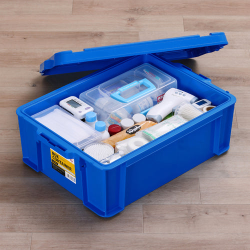 IRIS 299214 BOX CONTAINER B-22R BLUE B-22R-BL 1 pc