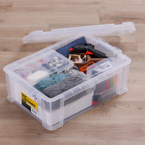 IRIS 299219 BOXコンテナ用フタ C−13R クリア C-13R-CL 1 個