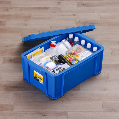 IRIS 299226 Box Container Lid C-45R Blue C-45R-BL 1 pc