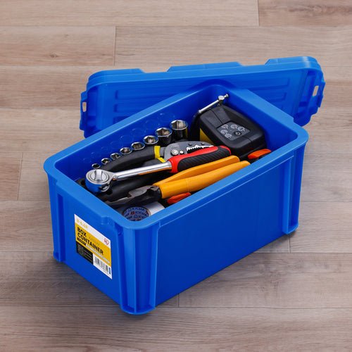 IRIS 299251 BOXコンテナ用フタ C−4.5R ブルー C-4.5R-BL 1 個