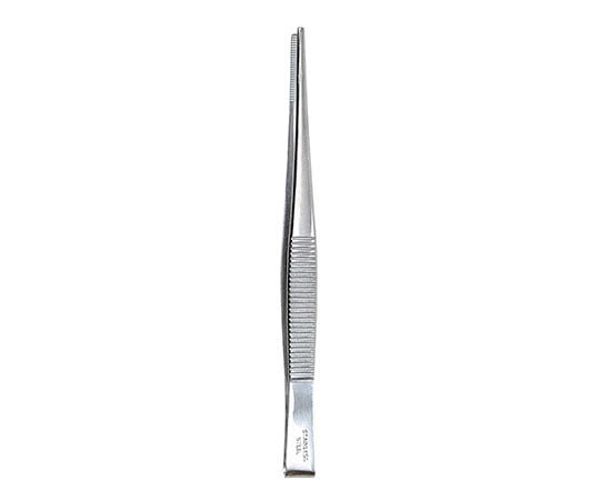 All stainless steel tweezers, 115mm, straight, 04600, 1 piece