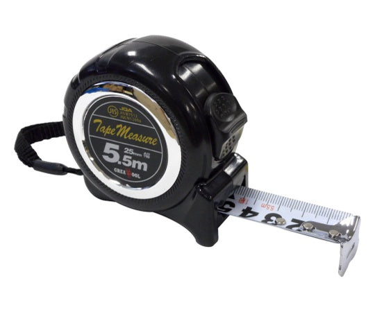 락 첨부 메이저(JIS 첨부) 5.5 m×25 mm 블랙 478138642 1개