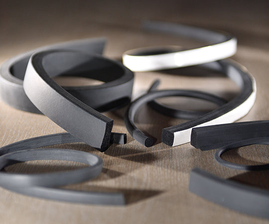 Hokuton Super Soft EPDM Sponge Square Cord with Tape 5mm x 30mm 5m 1 piece