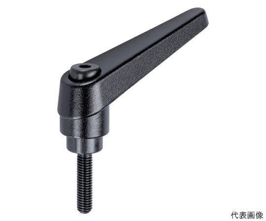 Adjustable clamping lever with male thread, black, 24400.0020, 1 piece