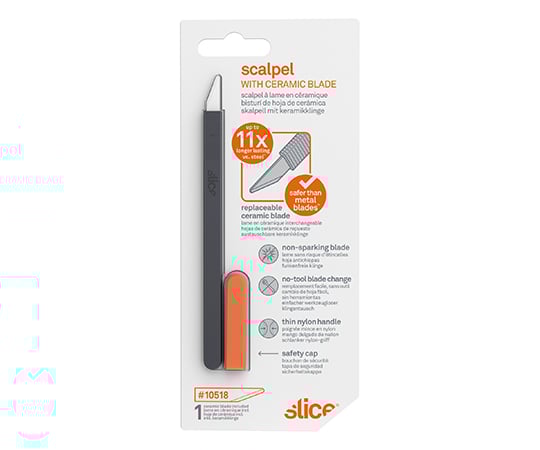 セラミック スカーペルナイフ(替刃対応) 10568 1本