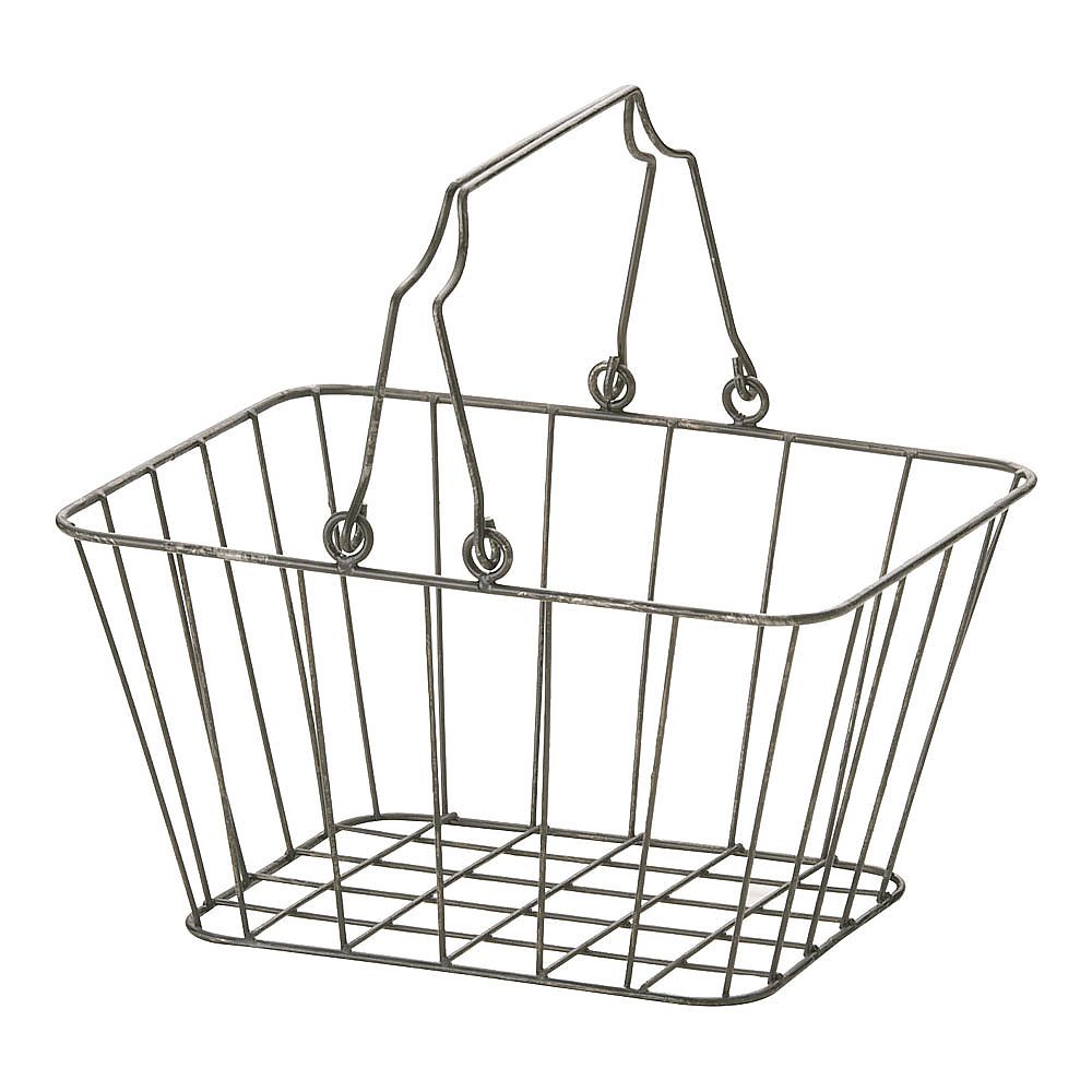 골동품 와이어 점내 바구니 중 55-64 1개