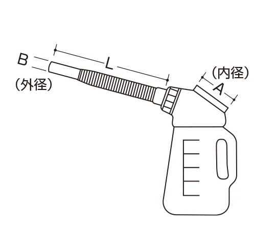 Oil jug with lid 2L 0151 1pc